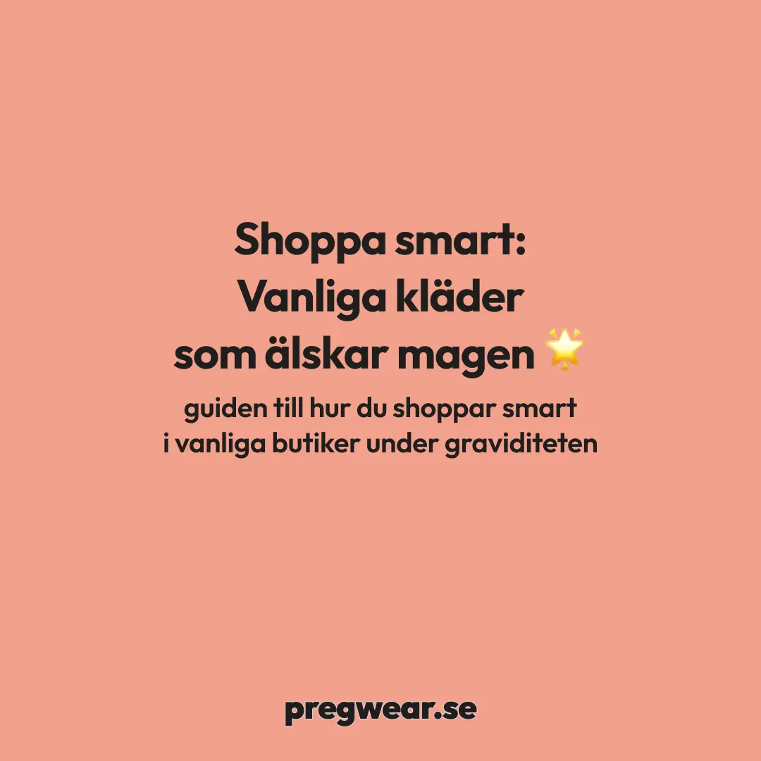 Shoppa smart: Vanliga kläder som älskar magen 🌟