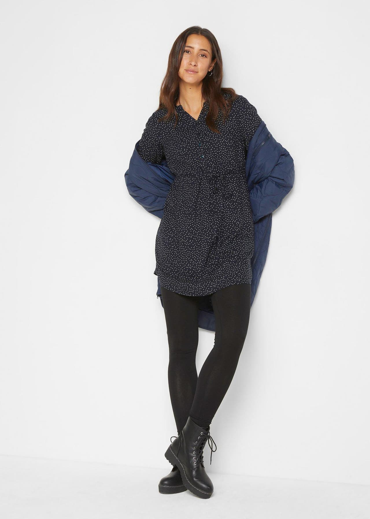 Mamma-/amningsklänning med hållbar viskos