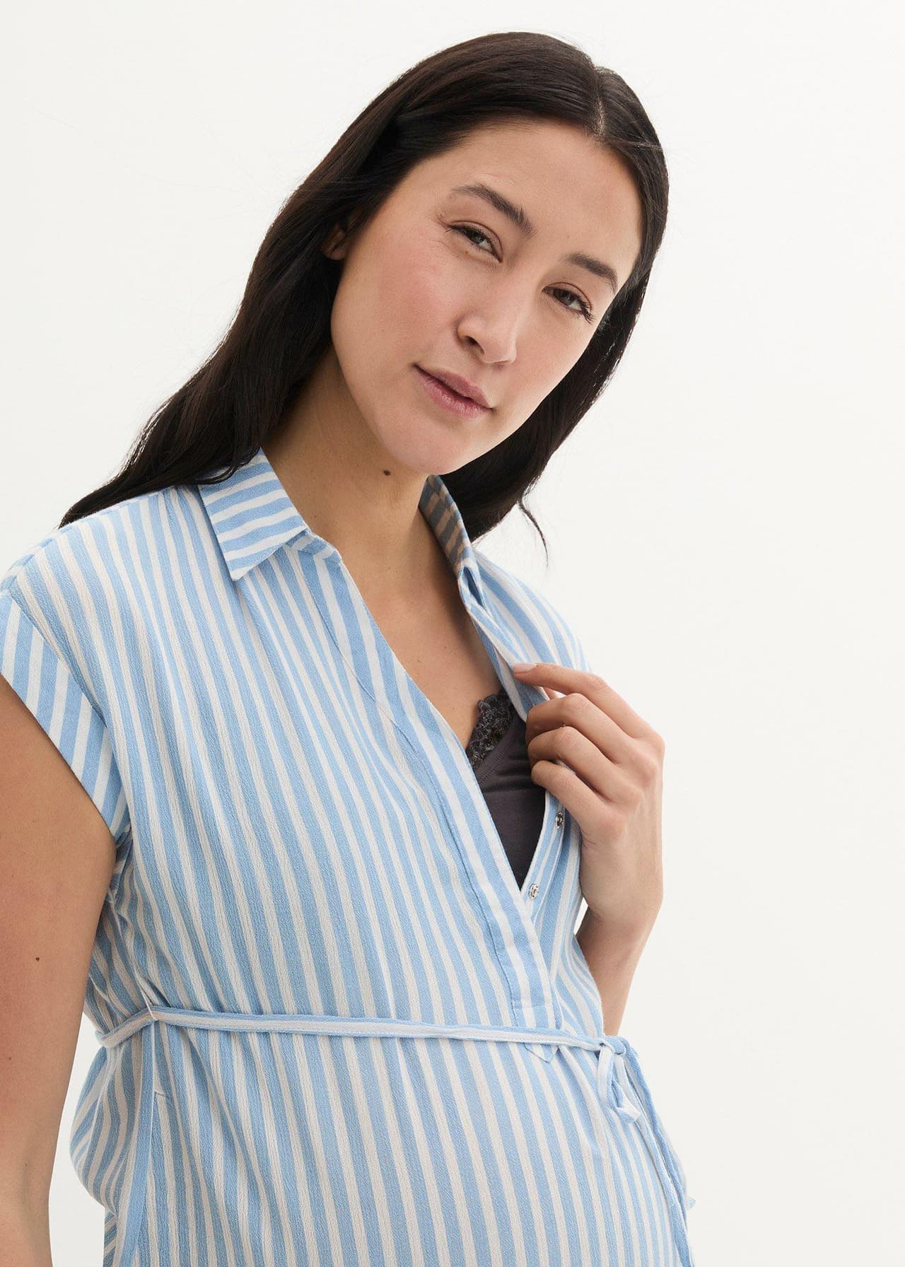 Mamma-/amningsblus i viskos från bonprix - bild 2