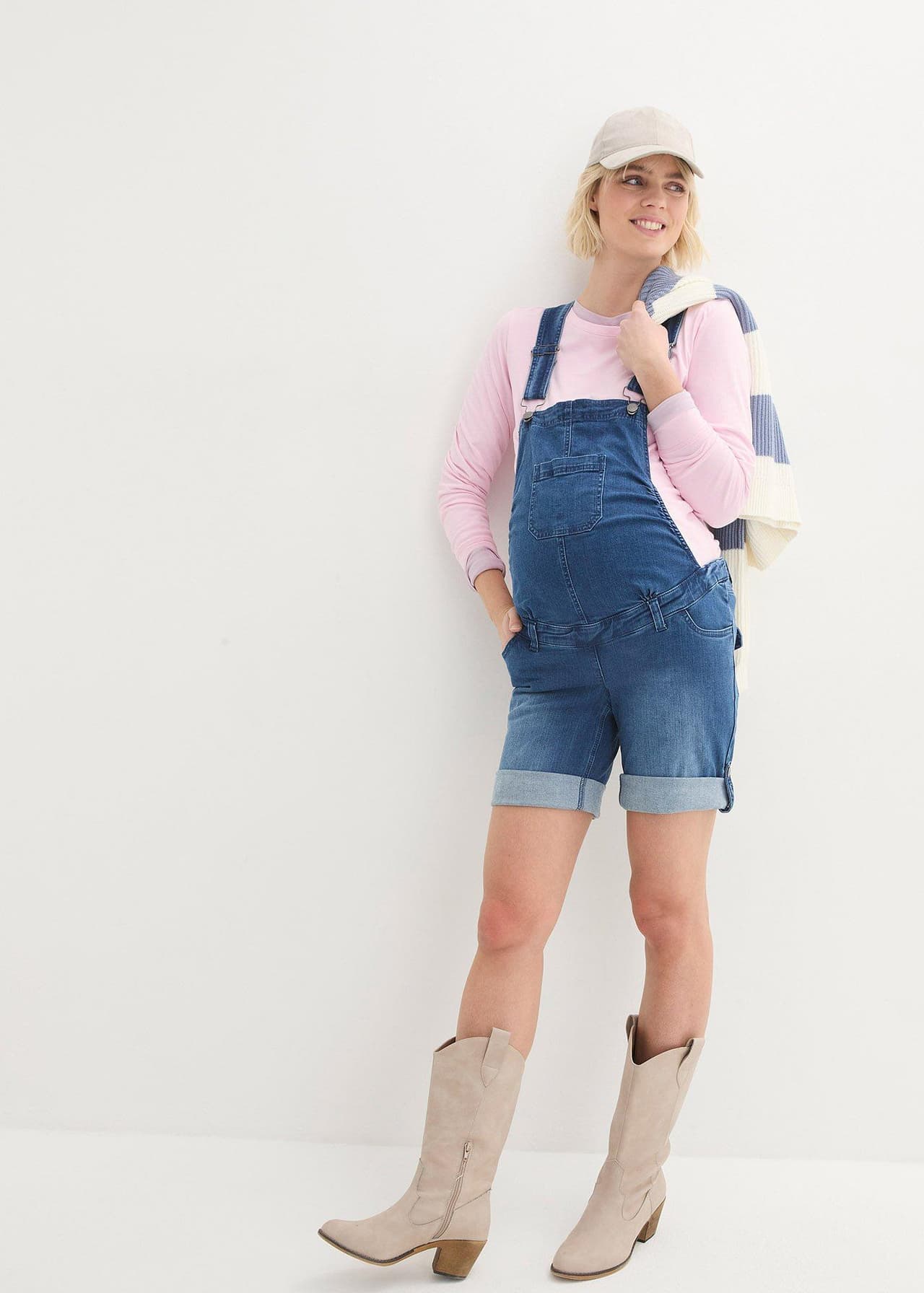 Mamma-snickarshorts i bomull