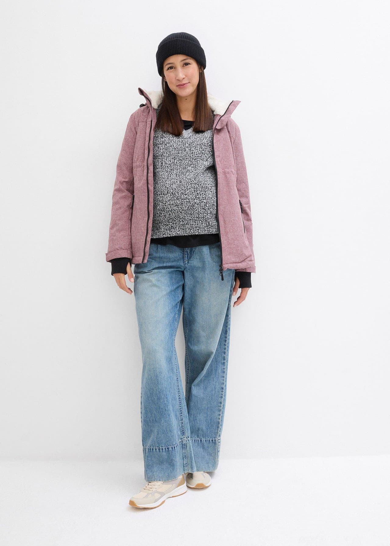 Mammajacka med babyficka