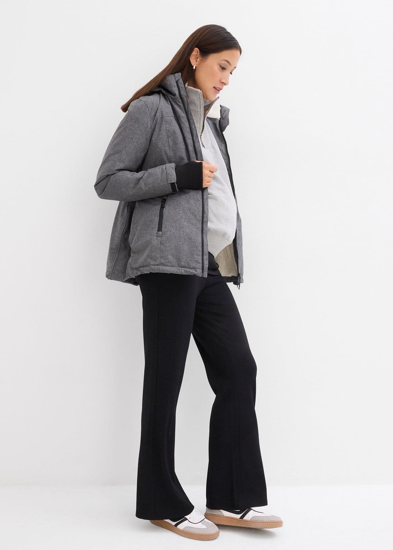 Mammajacka med babyficka