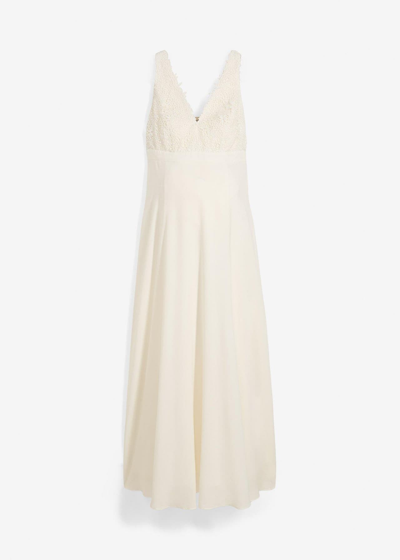 Mammbröllopsklänning av spets, satin och georgette från bonprix - bild 3