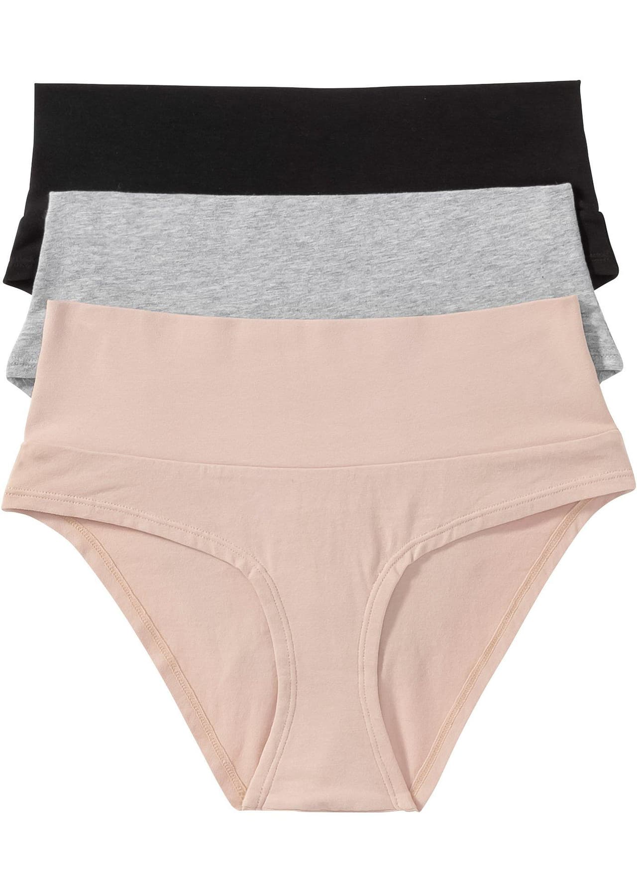 Mammatrosa i hipstermodell (3-pack), med ekologisk bomull från bonprix - bild 3