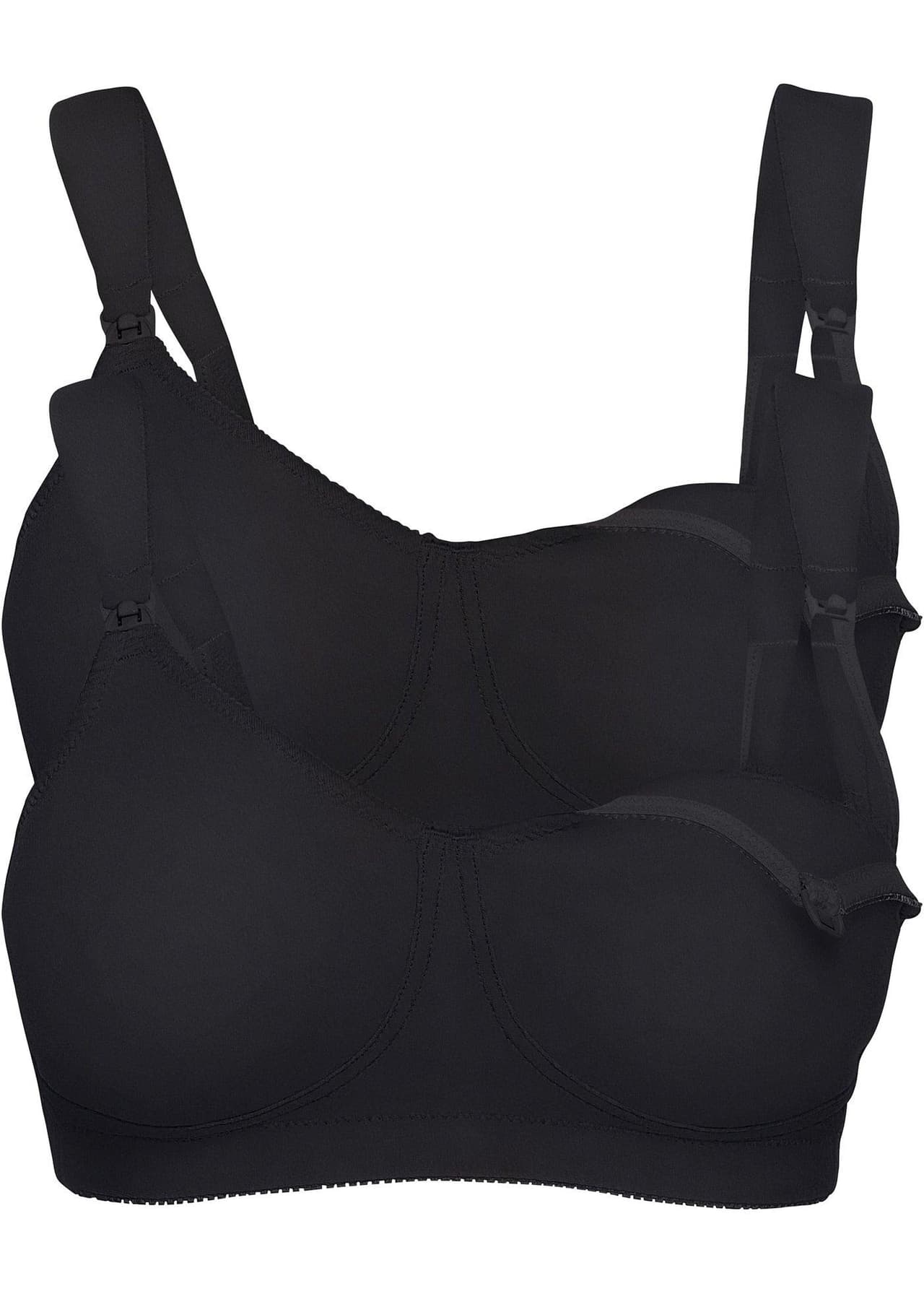 Amningsbehå utan bygel med ekologisk bomull (2-pack) från bonprix - bild 2