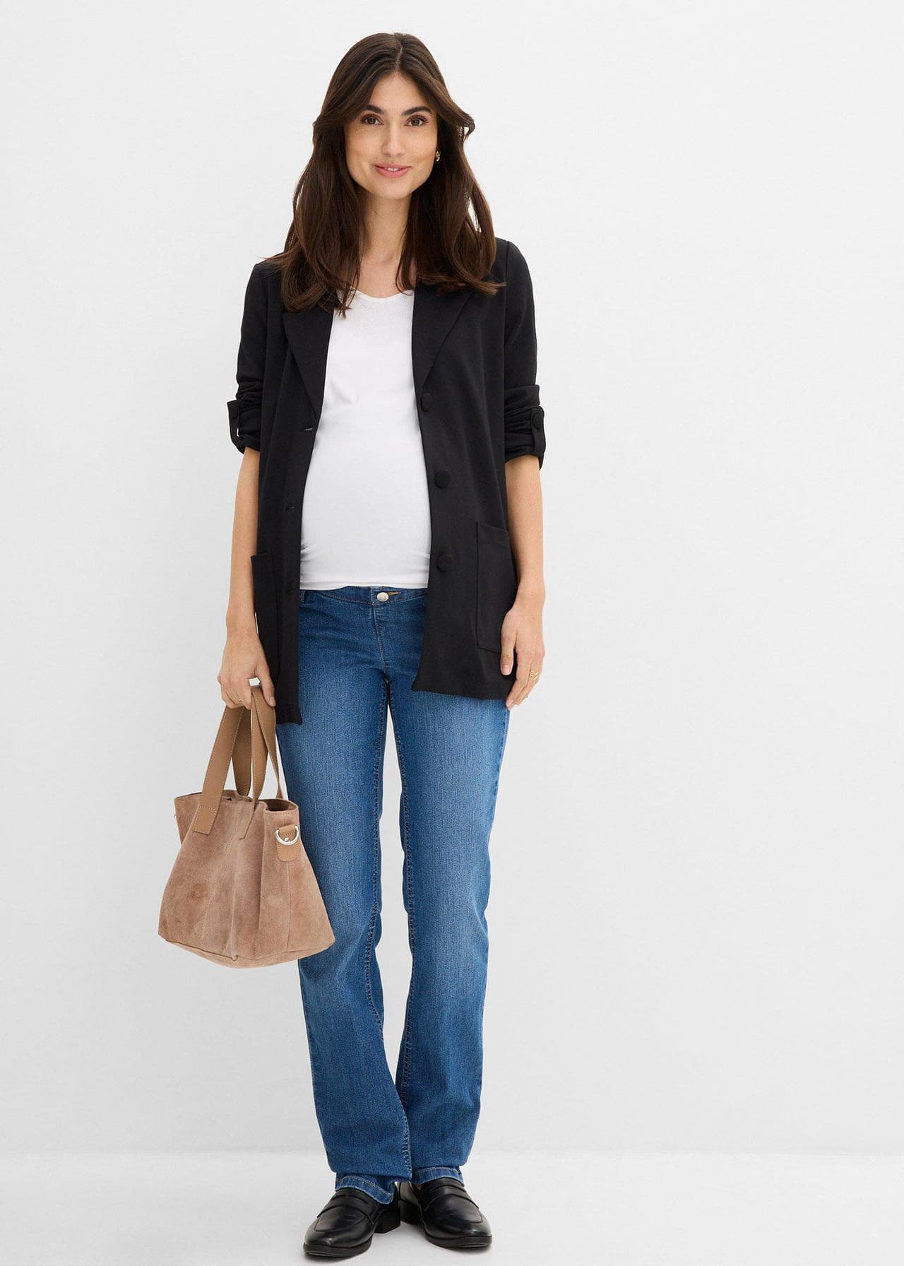 Mammajeans av ekologisk bomull, Straight Leg