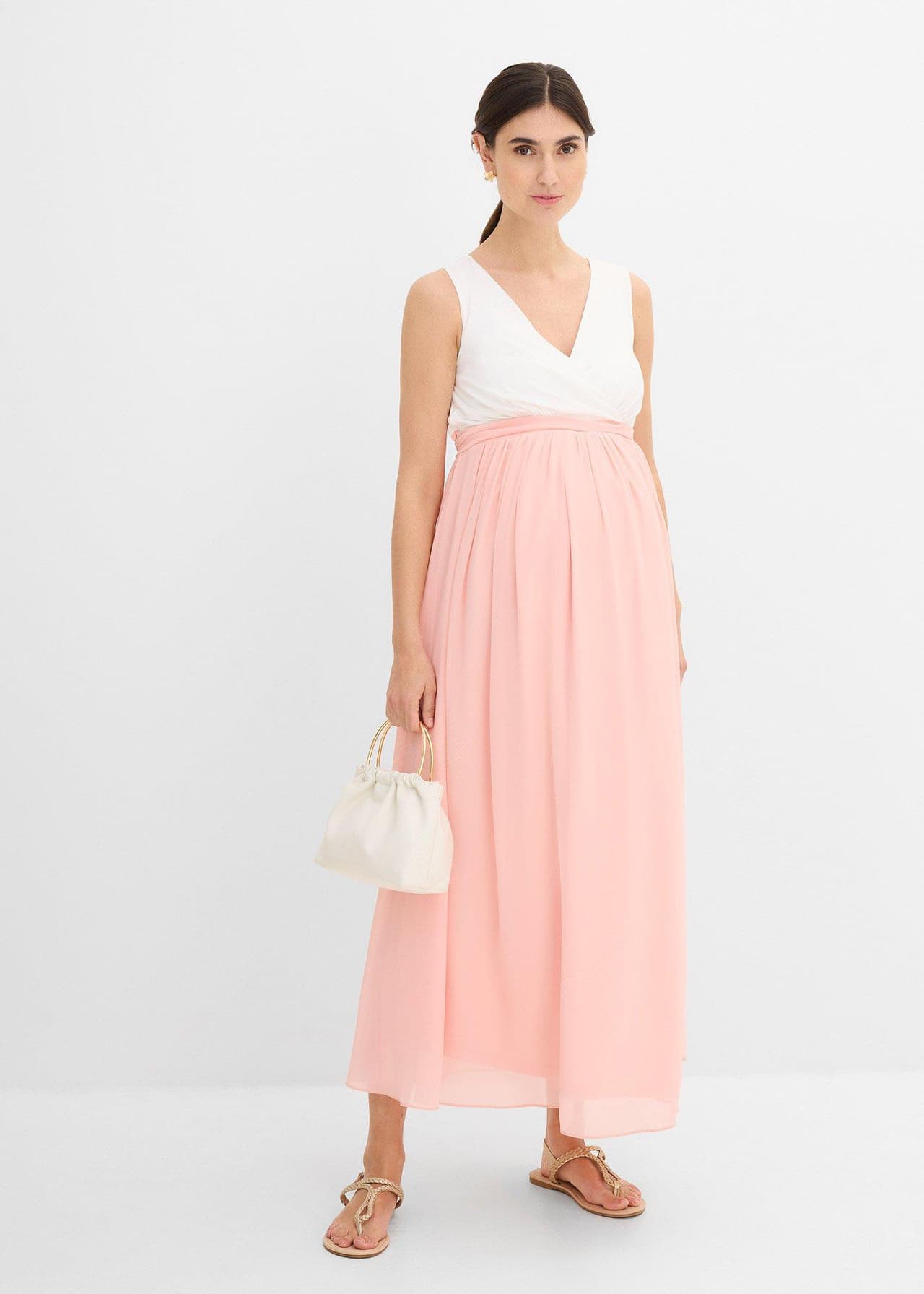 Mammaklänning med amningsöppning från bonprix