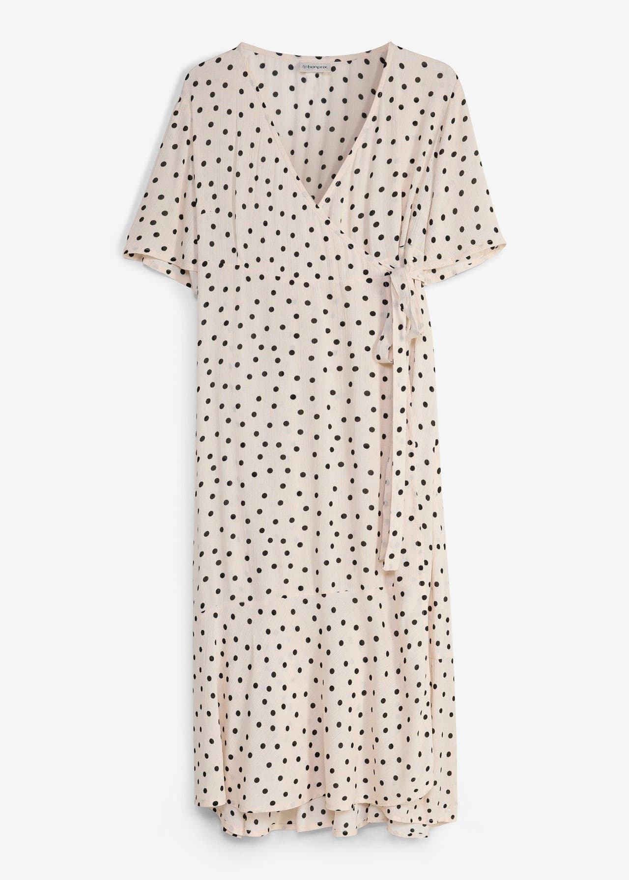 Mamma-/amningsklänning i följsam viskoskräpp från bonprix