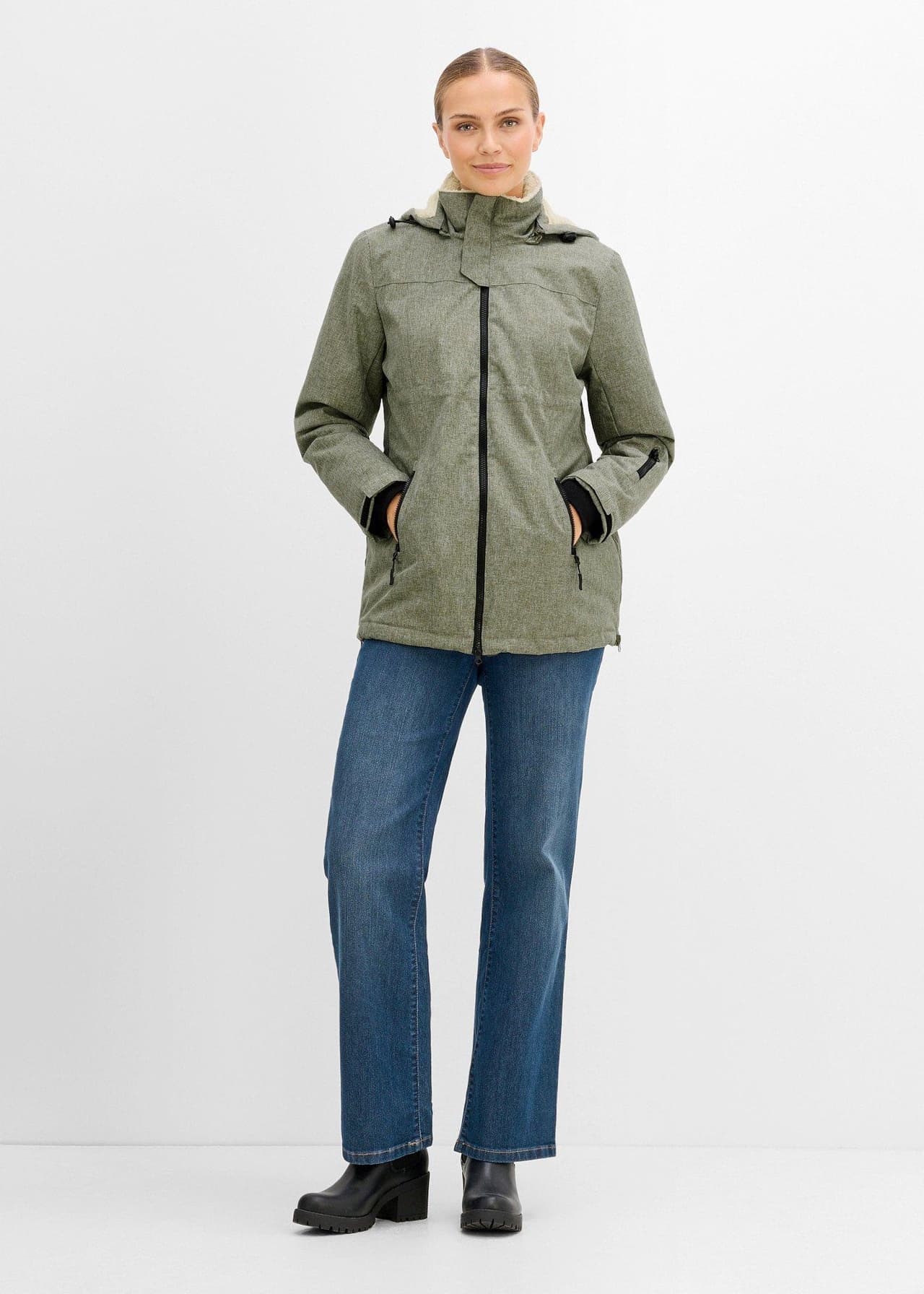 Mammajacka med babyficka från bonprix